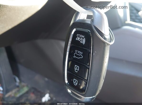 5NMS33ADXLH266827 2020 HYUNDAI SANTA FE Blue Вид панелі приладів