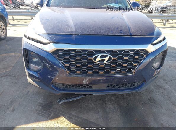 5NMS33ADXLH266827 2020 HYUNDAI SANTA FE Blue Вид спереду