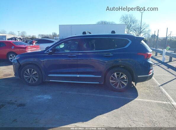 5NMS33ADXLH266827 2020 HYUNDAI SANTA FE Blue Панорамний вид салону 360°