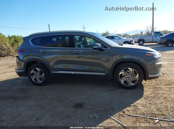 5NMS34AJ2NH467278 2022 HYUNDAI SANTA FE Серый Вид задней части салона