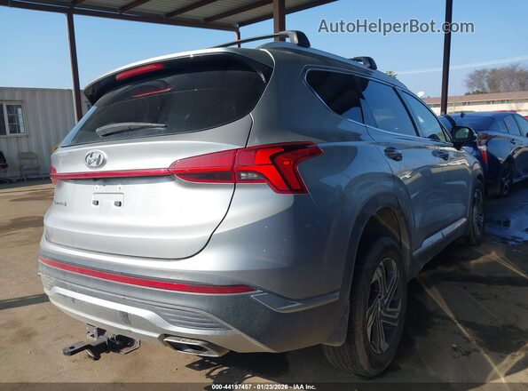 5NMS34AJ4NH431379 2022 HYUNDAI SANTA FE Silver Задня права чверть