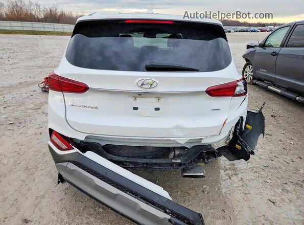 5NMS3CAD7KH066048 2019 HYUNDAI SANTA White Հետևի տեսք