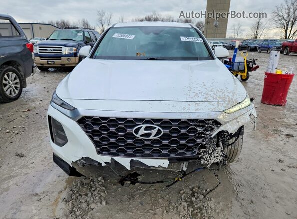 5NMS3CAD7KH066048 2019 HYUNDAI SANTA White Դիմացի տեսք