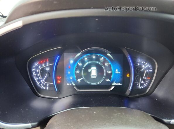 5NMS3CAD7KH066048 2019 HYUNDAI SANTA White Սարքավորումների վահանակի տեսք