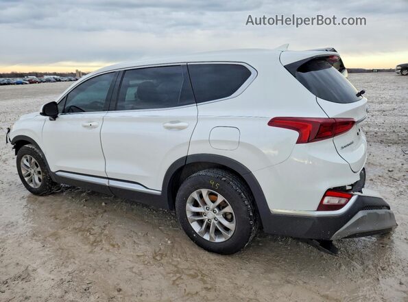 5NMS3CAD7KH066048 2019 HYUNDAI SANTA White Հետևի ձախ