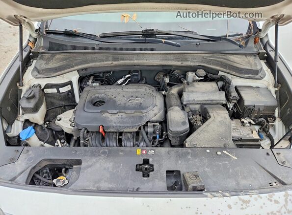 5NMS3CAD7KH066048 2019 HYUNDAI SANTA White Սալոնի հետևի տեսք
