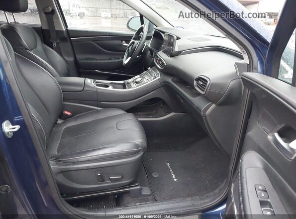 5NMS3DAJ3MH345480 2021 HYUNDAI SANTA FE Black Widok wnętrza z przodu