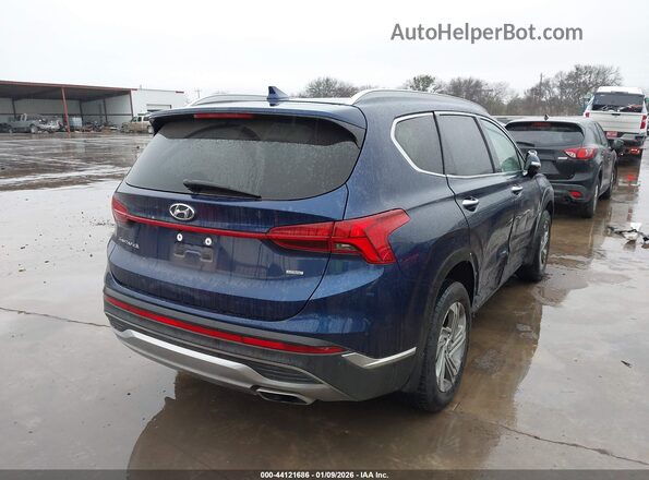 5NMS3DAJ3MH345480 2021 HYUNDAI SANTA FE Black Tył prawy