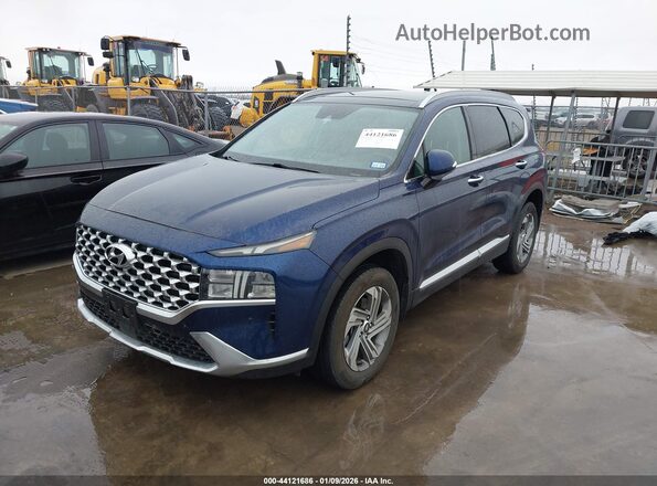 5NMS3DAJ3MH345480 2021 HYUNDAI SANTA FE Black Przód lewy