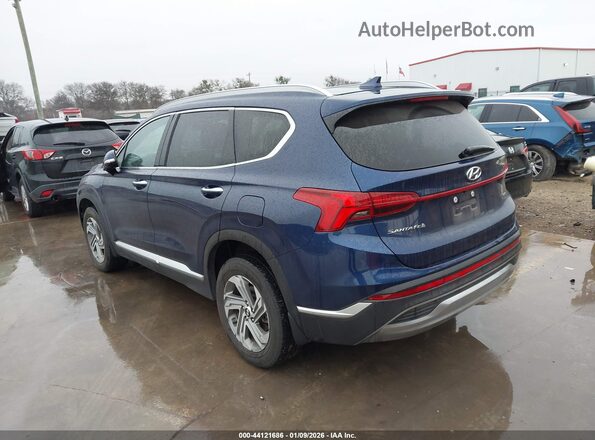 5NMS3DAJ3MH345480 2021 HYUNDAI SANTA FE Black Tył lewy