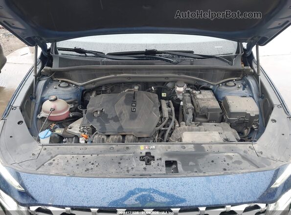 5NMS3DAJ3MH345480 2021 HYUNDAI SANTA FE Black Widok z tyłu