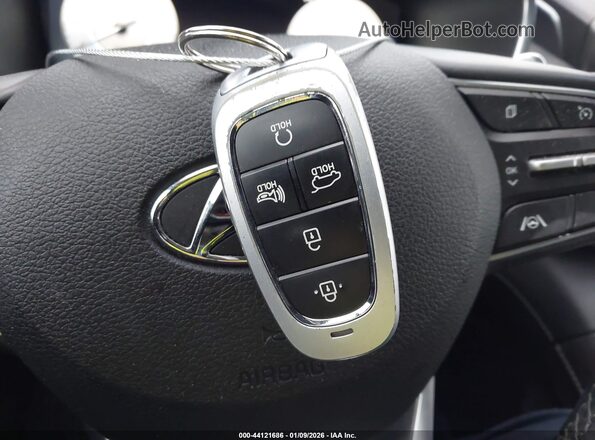 5NMS3DAJ3MH345480 2021 HYUNDAI SANTA FE Black Widok deski rozdzielczej