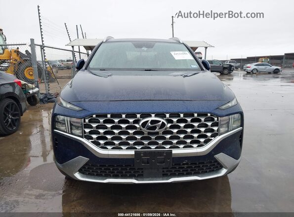5NMS3DAJ3MH345480 2021 HYUNDAI SANTA FE Black Widok zestawu wskaźników