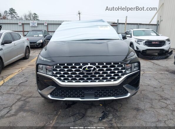 5NMS3DAJ9NH445889 2022 HYUNDAI SANTA FE Black Vista del cuadro de instrumentos