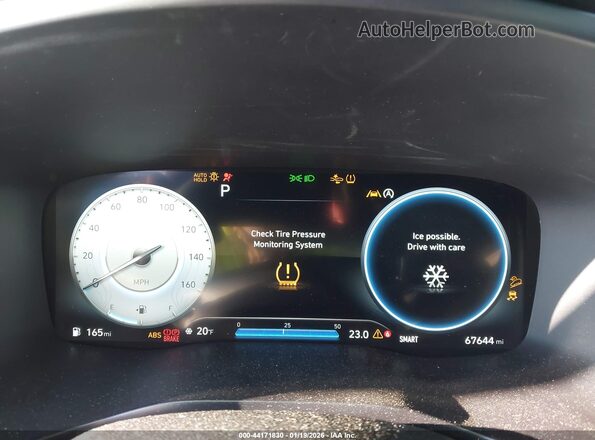 5NMS3DAJ9PH527477 2023 HYUNDAI SANTA FE Black Widok tylnych siedzeń