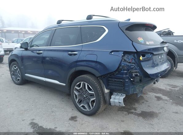 5NMS44AL3NH463352 2022 HYUNDAI SANTA FE Синий Задняя левая четверть