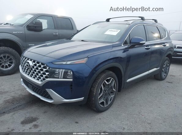 5NMS44AL3NH463352 2022 HYUNDAI SANTA FE Синий Передняя левая четверть