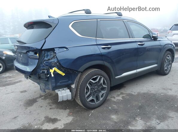 5NMS44AL3NH463352 2022 HYUNDAI SANTA FE Синий Задняя правая четверть