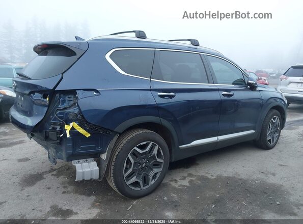 5NMS44AL3NH463352 2022 HYUNDAI SANTA FE Синий Панорамный вид салона 360°