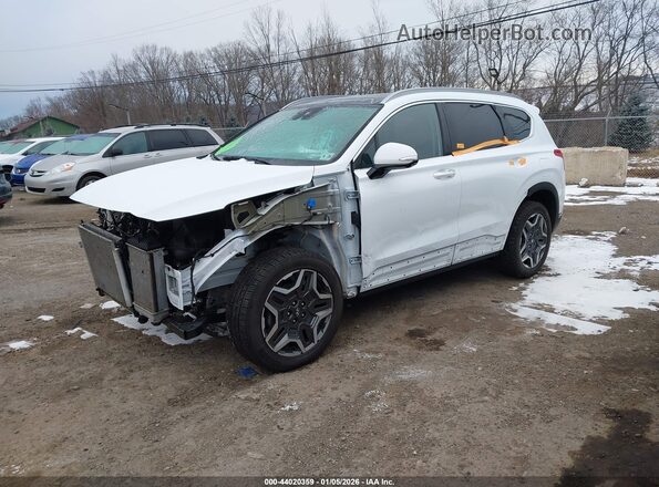 5NMS4DAL1MH342138 2021 HYUNDAI SANTA FE White Vista tres cuartos delantera izquierda