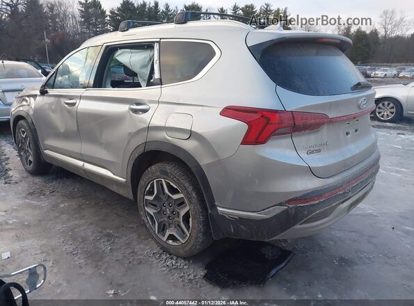 5NMS4DAL6NH373127 2022 HYUNDAI SANTA FE Серебряный Задняя левая четверть