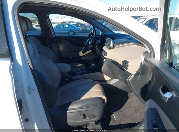 5NMS53AD1KH037235 2019 HYUNDAI SANTA FE White 