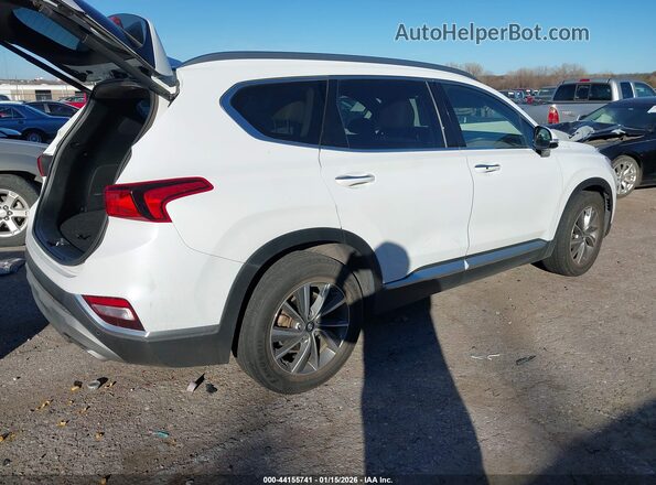 5NMS53AD1KH037235 2019 HYUNDAI SANTA FE White 