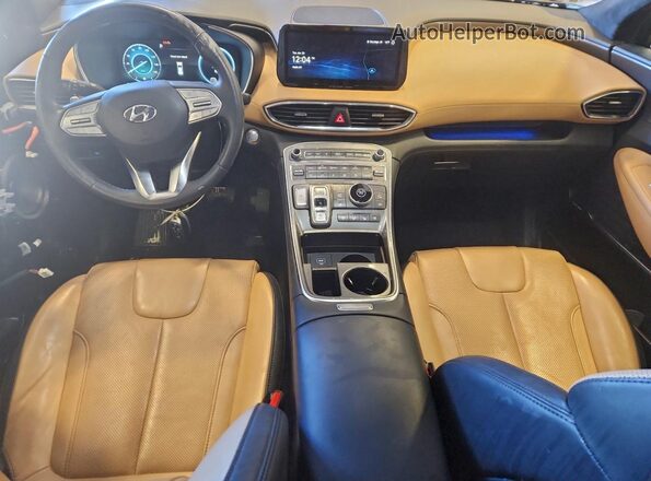 5NMS54AL2PH583675 2023 HYUNDAI SANTA FE CALLIGRAPHY Blue Vista del salpicadero