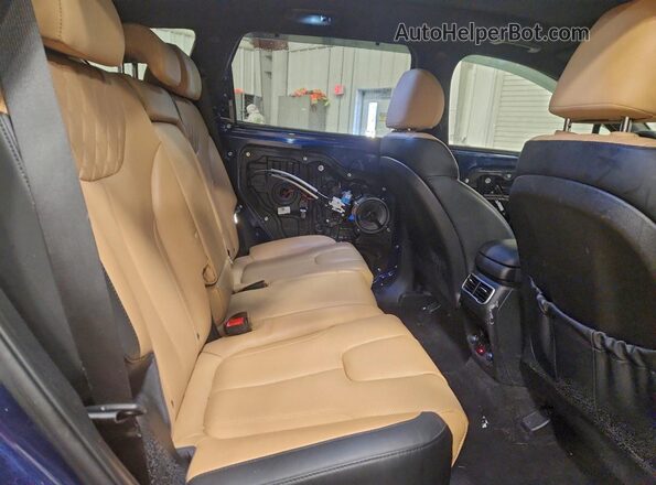 5NMS54AL2PH583675 2023 HYUNDAI SANTA FE CALLIGRAPHY Blue Vista interior trasera