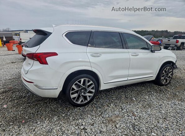 5NMS54AL5NH472521 2022 HYUNDAI SANTA FE CALLIGRAPHY White Задня права чверть