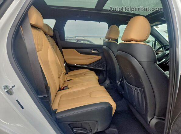 5NMS54AL5NH472521 2022 HYUNDAI SANTA FE CALLIGRAPHY White Вид задньої частини салону