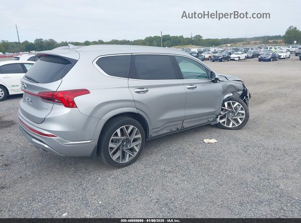 5NMS54AL5PH569169 2023 HYUNDAI SANTA FE CALLIGRAPHY Silver Задня права чверть