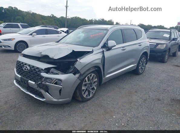 5NMS54AL5PH569169 2023 HYUNDAI SANTA FE CALLIGRAPHY Silver Передня ліва чверть