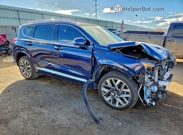5NMS54ALXNH466861 2022 HYUNDAI SANTA FE CALLIGRAPHY Blue Front right