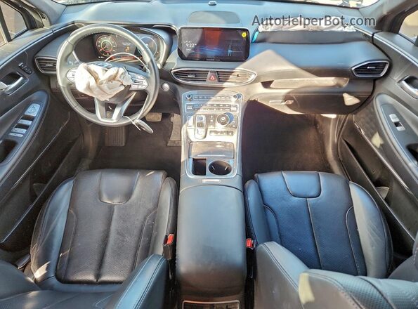 5NMS54ALXNH466861 2022 HYUNDAI SANTA FE CALLIGRAPHY Blue Dashboard view