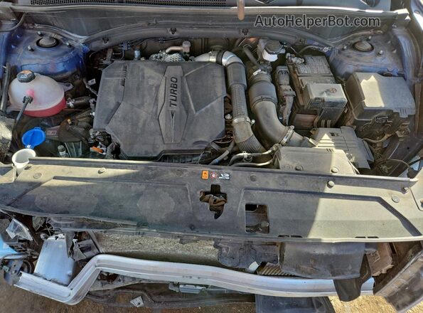 5NMS54ALXNH466861 2022 HYUNDAI SANTA FE CALLIGRAPHY Blue Engine compartment view