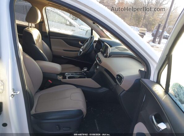5NMS5CAA2LH261833 2020 HYUNDAI SANTA FE White Vista interior delantera