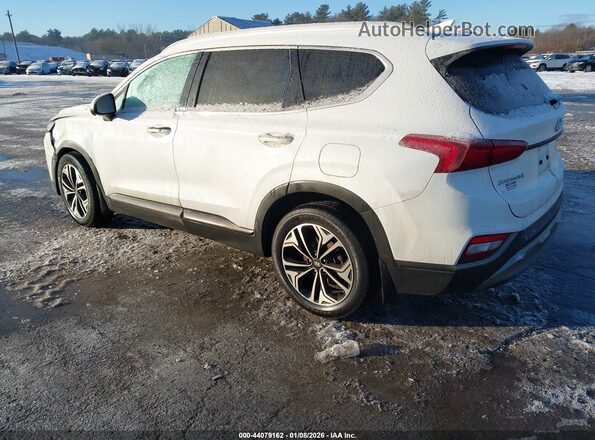 5NMS5CAA2LH261833 2020 HYUNDAI SANTA FE White Trasero izquierdo