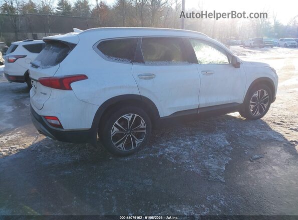 5NMS5CAA2LH261833 2020 HYUNDAI SANTA FE White Trasero derecho
