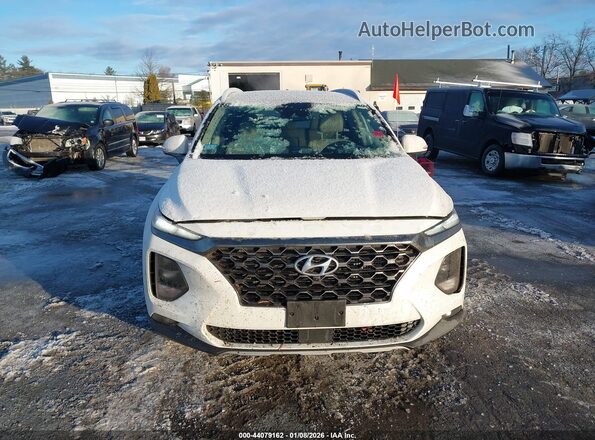 5NMS5CAA2LH261833 2020 HYUNDAI SANTA FE White Vista del cuadro de instrumentos