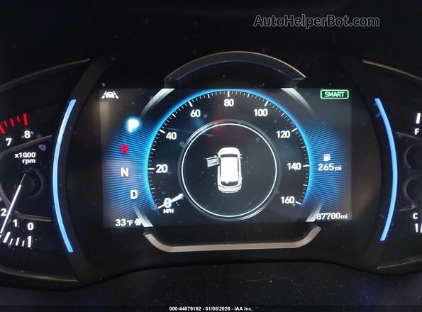 5NMS5CAA2LH261833 2020 HYUNDAI SANTA FE White Vista de los asientos traseros