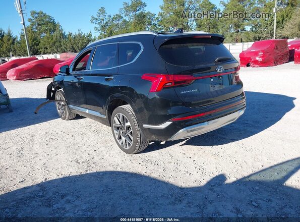 5NMS5DAL0PH516315 2023 HYUNDAI SANTA FE CALLIGRAPHY Black Trasero izquierdo