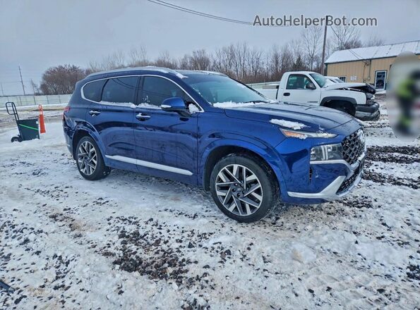 5NMS5DAL1NH387112 2022 HYUNDAI SANTA FE CALLIGRAPHY Blue Առջևի աջ
