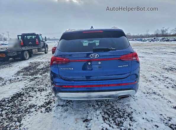 5NMS5DAL1NH387112 2022 HYUNDAI SANTA FE CALLIGRAPHY Blue Հետևի տեսք