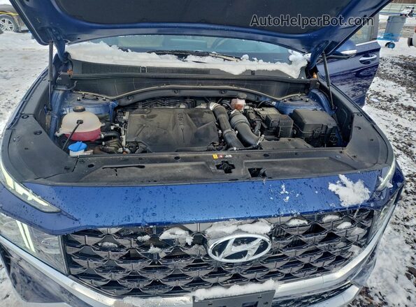 5NMS5DAL1NH387112 2022 HYUNDAI SANTA FE CALLIGRAPHY Blue Սալոնի հետևի տեսք