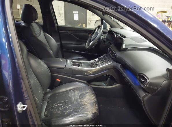 5NMS5DAL1NH402675 2022 HYUNDAI SANTA FE CALLIGRAPHY Blue Front interior view