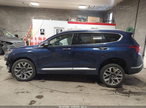 5NMS5DAL1NH402675 2022 HYUNDAI SANTA FE CALLIGRAPHY Blue 