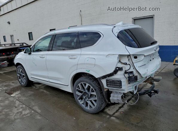 5NMS5DAL3NH386401 2022 HYUNDAI SANTA FE CALLIGRAPHY White Задня ліва чверть