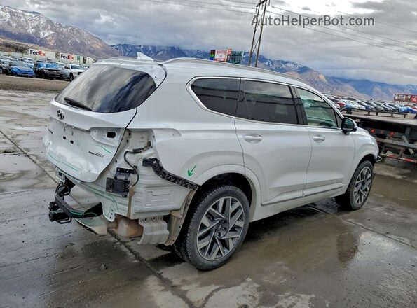 5NMS5DAL3NH386401 2022 HYUNDAI SANTA FE CALLIGRAPHY White Задня права чверть
