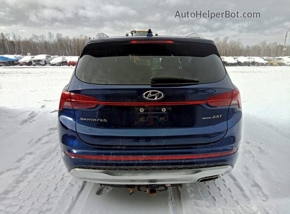 5NMS5DAL4NH456035 2022 HYUNDAI SANTA FE CALLIGRAPHY Blue 